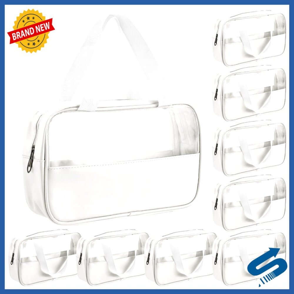 Translucent Makeup Bag Set Waterproof Travel Orga… - image 1